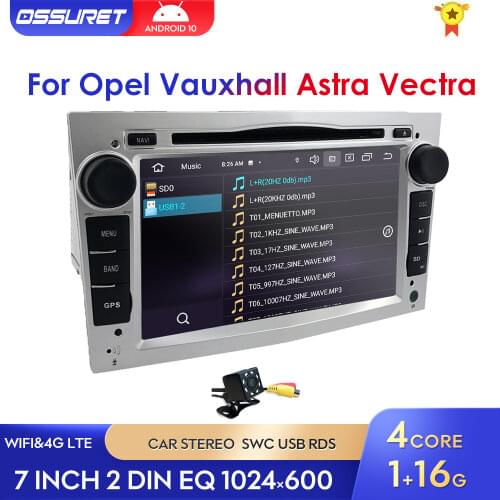 Android10 IPS Car Radio Player Multimedia GPS For Opel Vauxhall Astra H Vectra Antara Zafira Corsa Vivaro Meriva Tigra 2Din WIFI