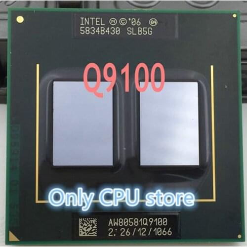 Free shipping lntel quad core Q9100 SLB5G 2.26G 12M PGA original official version of Q9000 Q9200 QX9300 CPU workstation