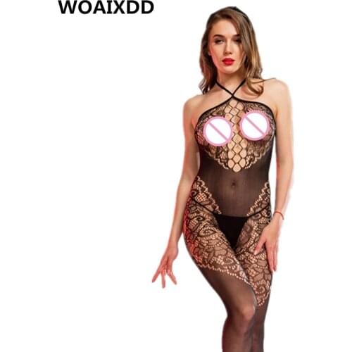 Body Stockings Teddies Bodysuits Hot Erotic Lingerie Crotchless Sexy Lingerie Elasticity Mesh Porno Sexy Underwear Costumes