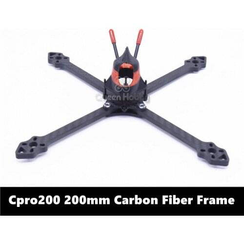 Cpro200 200mm X type with 5mm Arm Full Carbon Fiber FPV Quadcopter Frame Kit Support 5 inch Propellers ( battery belt as gift )