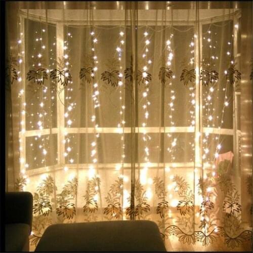 GRN-FLASHING LED Garlands Icicles