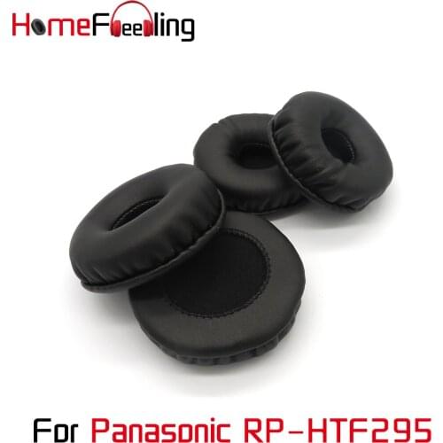 Homefeeling Ear Pads For Panasonic RP-HTF295 Earpads Round Universal Leahter Repalcement Parts Ear Cushions