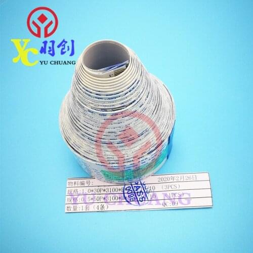 JV33 Long Cable 4PCS(1x30Px3100B+3x50Px3100B) for Mimaki JV3/JV4/JV5 Inkjet Printer Hot Sale Carriage Cable