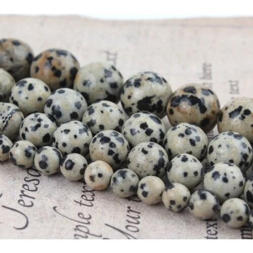Natural Round Yellow Spot Jaspers Beads Stone For Jewelry Making 4/6/8/10/12mm Pick Size 15inches Diy Bracelet Necklace