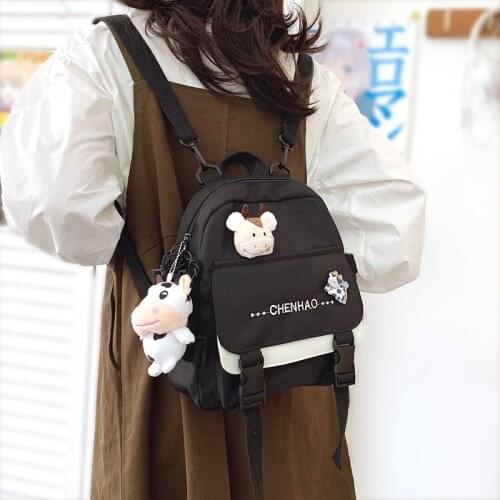 Small Multifunctional Backpack Exclusive for School Girls Mini Cute One-shoulder Messenger Bag Portable Womens Nylon Backpack