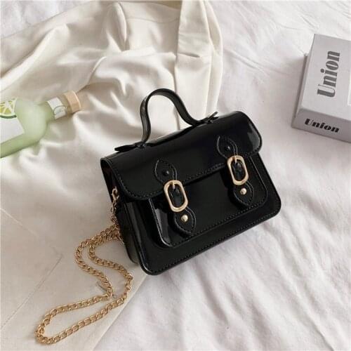 Fashion exquisite shopping bag retro casual lady handbag shoulder bag female leather solid color small female bag 2021