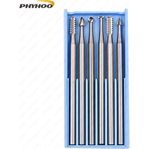 6Pcs/Box Germany Brand Burs for Gem Setting,Dental Drill Bur for Jewelry Polishing & Engraving Tools Set