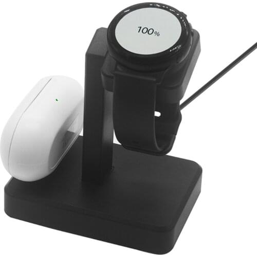 2In1 Earbuds Buds Smart Watch Wireless Charger Charging Dock For -Samsung Galaxy Watch 3 Watch Active 1/2 Watch
