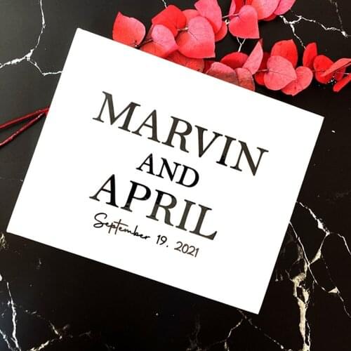 Personalized Foil Wedding Guest Book Alternative . Horizontal birthday Guest Books Custom Rustic Wedding Photo Guest Book