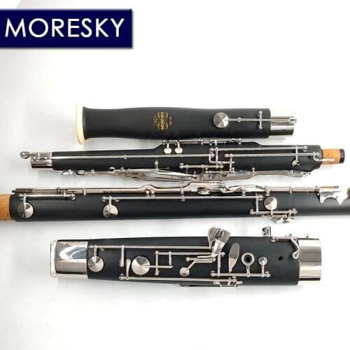 MORESKY Professional C Tone Bassoon cupronickel nickel plated keys ABS Bakelite tube body