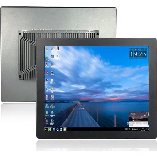 TPM2.0 industrial embedded computer fanless J1900 resistive touch pc HD-MI/COM/USB/LAN DC9~36V for agriculture workshop