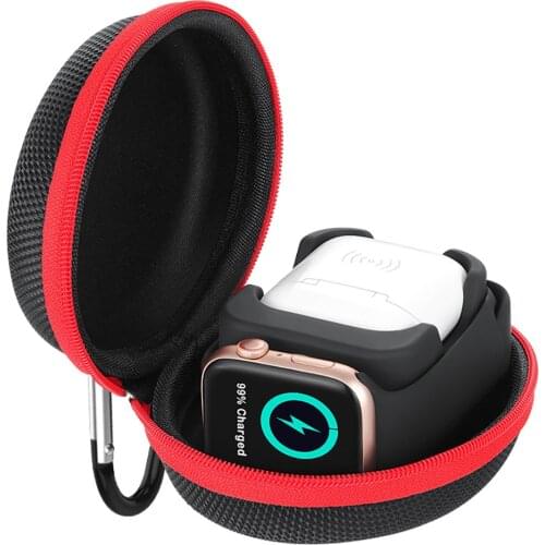 Dust-proof Anti-slip Charging Stand Dock Case Cover Hard Storage Box Bag For Apple Watch For Airpods Case Cover Accessories