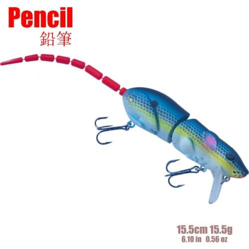 Mminnow Mouse fishing lure15.5cm 15.5g Depth0.8-1.5Artificial Bait bass With Hook Floatingbaits Hard Bait Fishing Tackle Pesca