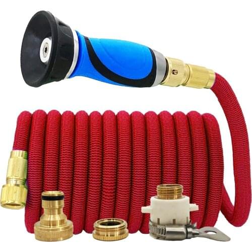 17ft-150ft Expandable Garden Hose Magic High Pressure Car Wash Hose Vegetable Garden Watering Hose Nozzle Drip Irrigation System