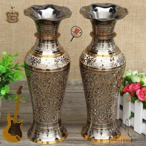 Pakistan modern fashion decoration art crafts vase classical antique 8 inch millet Seoul