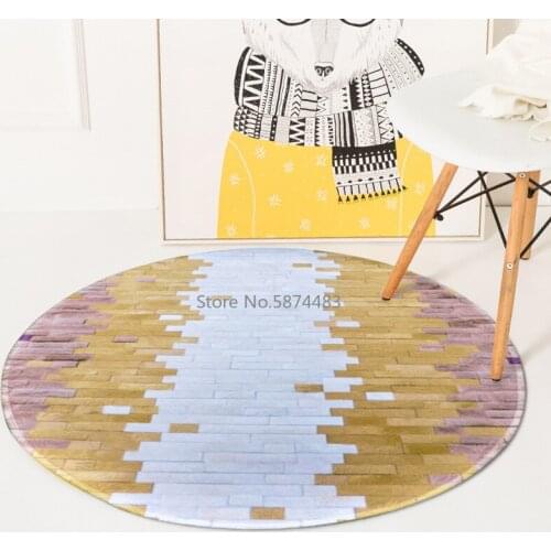 Splicing Series Carpet Bedroom Living Room Coffee Table Room Hanging Basket Garden Blanket Computer Chair Floor Mat