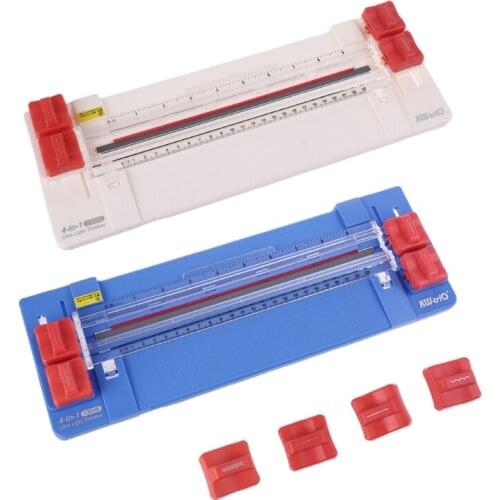 4 In 1 Paper Trimmer, With Hopping Straight Folding Paper Cutter Head And Side Ruler 9" A4/A5 Paper Cutting Pad Office Supplies