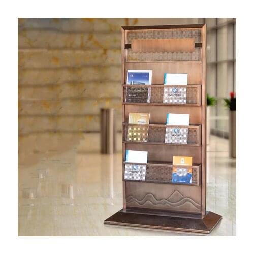 Magazine Rack Propaganda Display Rack Information Rack Book Rack Rack Single Page Display Rack Storage Floor Newspaper Rack News