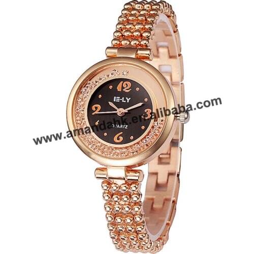 New Wholesale Fashion Women Beads Bracelet Wristwatch Hot Sale Women Bracelet Watch Elegant Move Ball Lady Dress Wristwatches