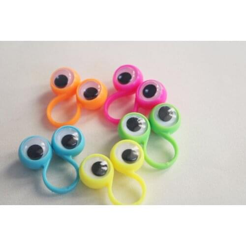 10pcs mix color movable toy eyes 35x18mm cartoon eyes for handcraft findings