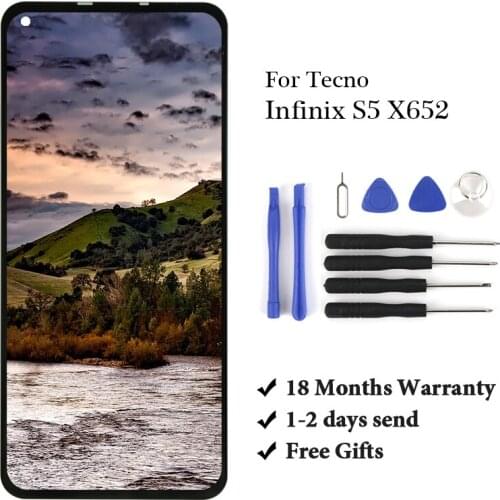 10 PCS Brand New For Infinix S5 X652 Lcd Digitizer High Quality Assembly Replacement For Tecno Infinix S5 X652 LCD Screen