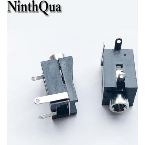 2/5/10PCS PJ-302 3.5MM Female Audio Connector 3 Pin DIP Mono Headphone Jack Socket