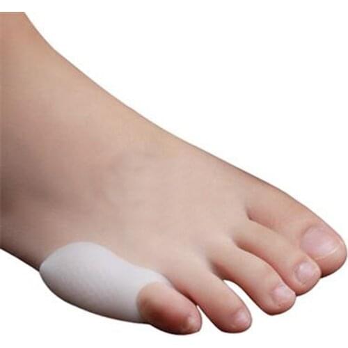 2Pcs=1Pair Gel Corrector Hallux Valgus Orthopedic Silicone Straightener Toe Fingers Protector Separator Foot Care Pedicure