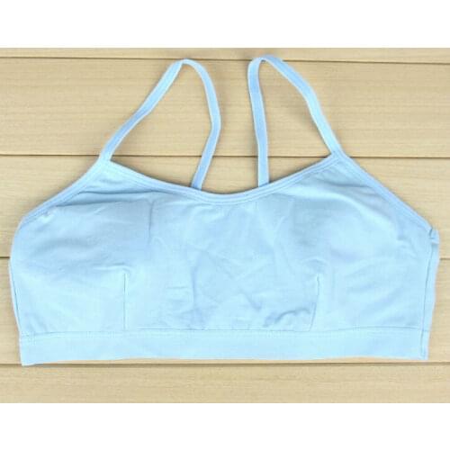 2022 Fashion Girl students sleep bra cotton strap underwear puberty girl rims vest AW5310