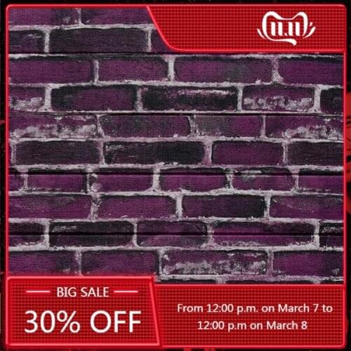 3D Wall Stickers Brick Bedroom Living Room Home Decor Waterproof Self-adhesive Wallpaper Kids Kitchen Bathroom TV Backdrop