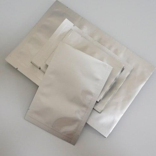 7x10cm Mylar Foil Plain Pocket 200 x Silver White Pure Aluminum Foil Bags Plastic Pouches Heat Sealing Milk Powder Storage Sack