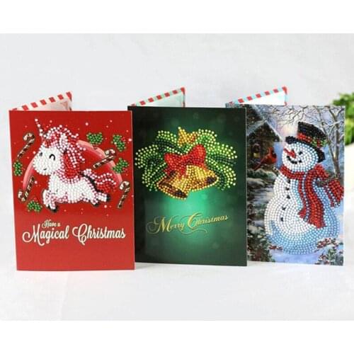 8pcs/set diamond painting,Christmas cards,5d,diy,Christmas cards diamond painting