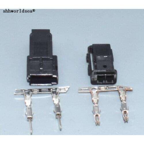 Worldgolden 2pin car socket for Cadillac ATSL XT4 5 6 CT6 door bowl handle atmosphere lamp 2P hole connection plug terminal