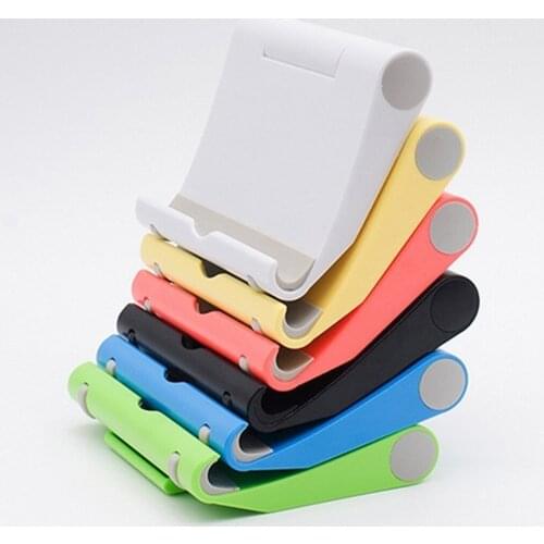 Candy Color Folding Phone Holder Universal Adjustable Desktop Tablet Notebook Stand Foldable Travel Bracket Holder For iPhone