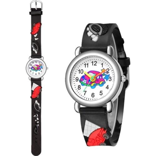 Children watches for boys Watches Fashion Cartoon Car Kids Quartz Analog Wrist Watch Christmas present Watch relogio infantil W3