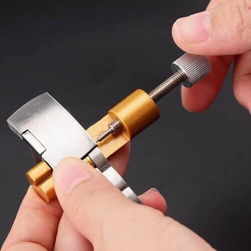 DIY Metal Adjuster Watch Band Bracelet Link Pins Remover Repairing Tools Kit d88