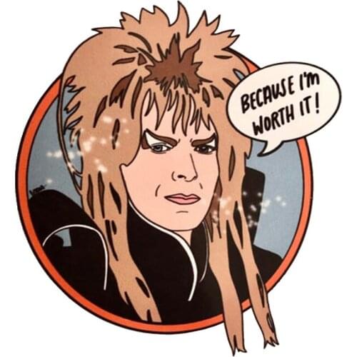 Goblin King David Bowie Enamel Brooch Labyrinth Movie Rock Singer Badge Unisex Accessory