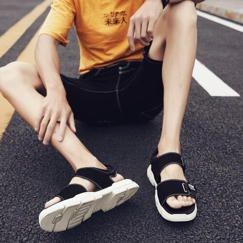 Geta hollow shoes gladiator masculina big handmade in 44 walking dress slip sandalia homens homme sole sandales outdoor mens de