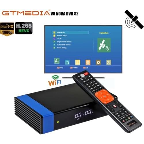 Gtmedia V8 Nova Receiver TV Satellite Decoder DVB S2 HEVC H.265 Satellite Receiver Full HD Digital Set Top Box