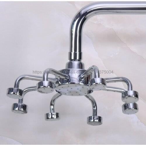Chrome Modern Style Rain Shower Head Brass Shower Bathroom Accessaraies Nsh205