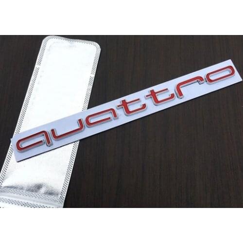Red Metal Raider Buggies A3 / A4L/A5 / A6L/A7, A8 / Q3 / Q5 / New Q7 Modified Auto Emblem Badge Decals Sticker Car Accessories