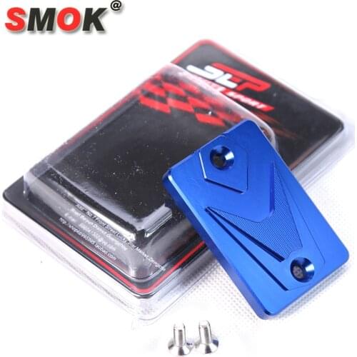 SMOK Motorcycle Scooter Accessories CNC Aluminum Alloy Brake Fluid Fuel Reservoir Tank Cap Cover For YAMAHA BWS R 125