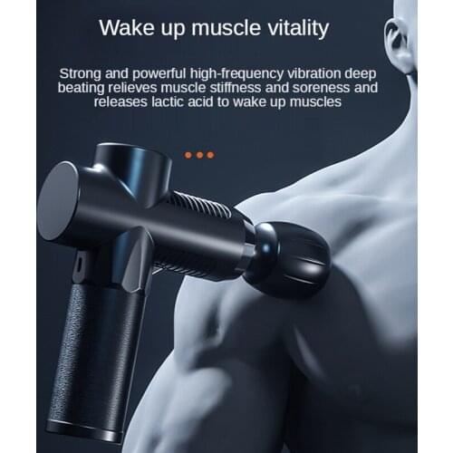Athletes Fascia Gun MINI Massager Relieves Body Fatigue Exercise Fitness Equipment Muscle Massager Fascia Gun 3 Speed Powerful