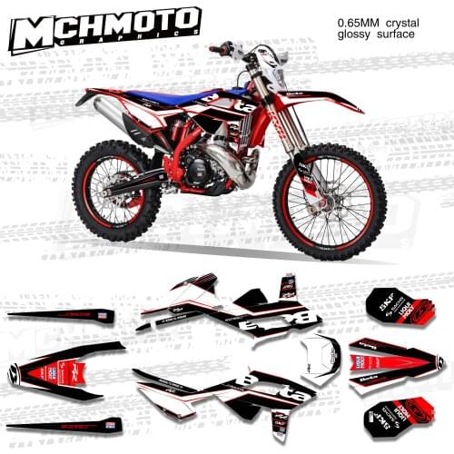 MCHMFG Motorcycle Team Graphic Decal & Sticker Kit For BETA RR 20-22 2020 2021 2022 Sticker