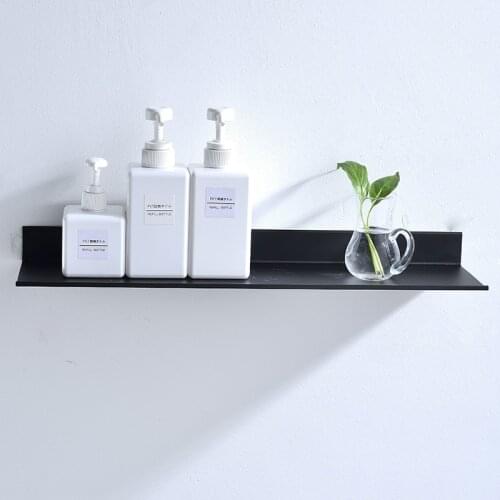 Black Bathroom Shelves Wall Mounted Shower Storage Shelves Organizer for Bathroom Kitchen Shelves Bathroom Accessories