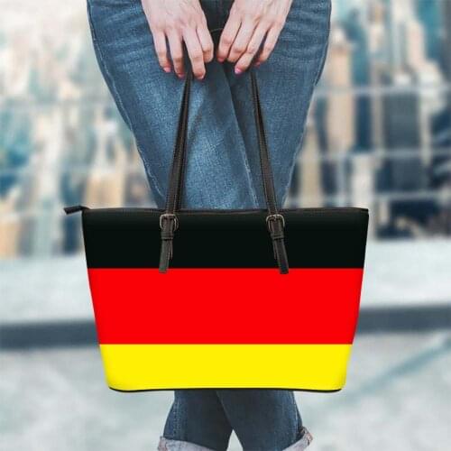 FORUDESIGNS Luxury Handbags Women Cross Body Bags German Flag Pattern Large Tote Bags Female Casual Shopper Bolsa Feminina 2020