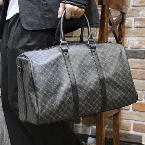 Travel Bag Mens Handbags Fashion Duffle Totes Large Capacity Lattice Designer Shoulder Bag Men Waterproof Business Luggage Bag