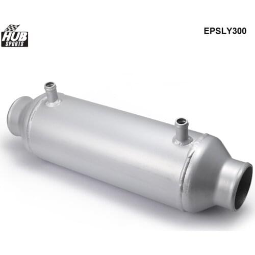 Universal 300MM Plate Water Liquid To Air Intercooler Barrel Cooler 5" x 12" For Supercharger Turbo Car EPSLY300