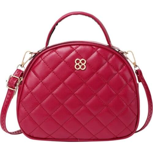 Women Pure Color Leather Handbag Messenger Simple Crossbody Bag Handbags Geometric Shoulder Bags White Black