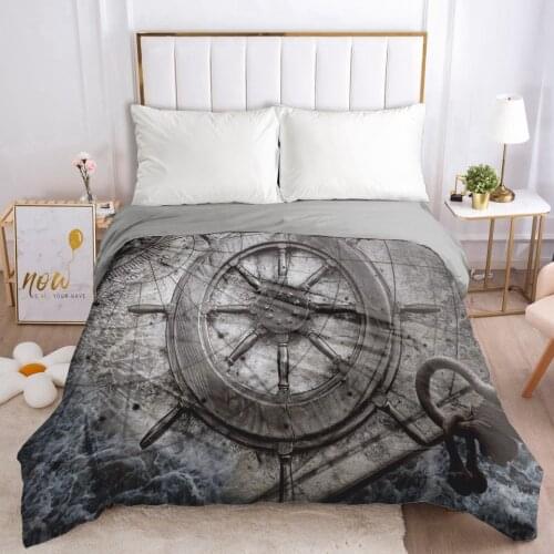 1pc Duvet cover Double/Queen/King 220x240/90/135/150 3D Bedding Comforter/Quilt/Blanket Cover with Zipper Sailing