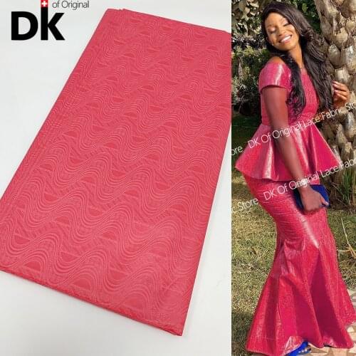 5 Yards 2021 High Quality African Lace Fabric Specia Price Men Daily Cloth Sewing Similar Basin Riche Senegal DIY Material